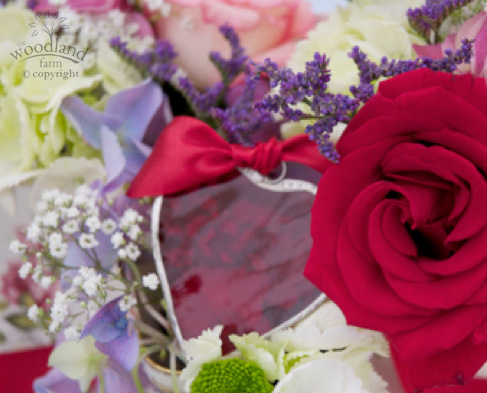 hearts and flowers